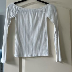 Off the Shoulder White Top